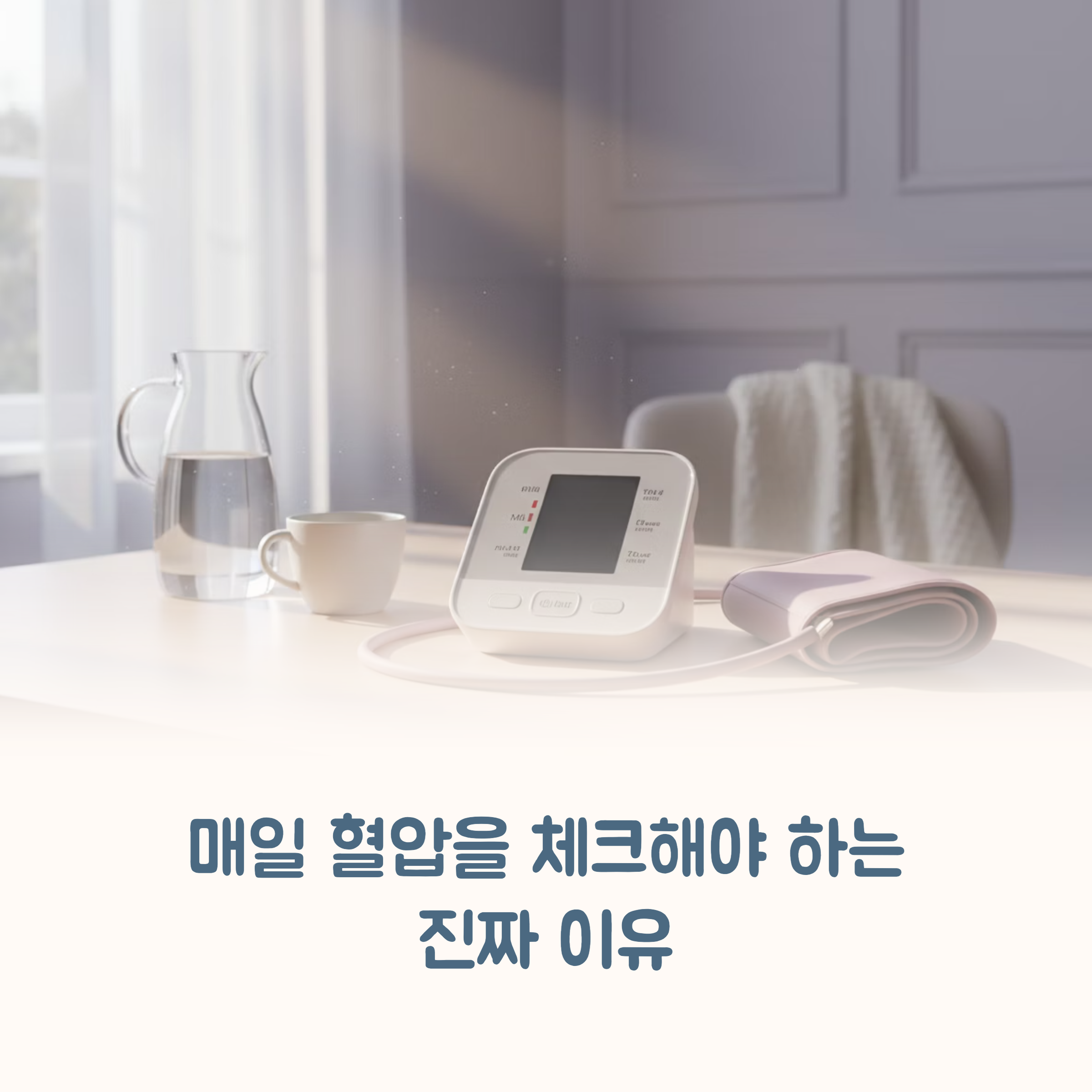 매일 혈압을 체크해야 하는 진짜 이유