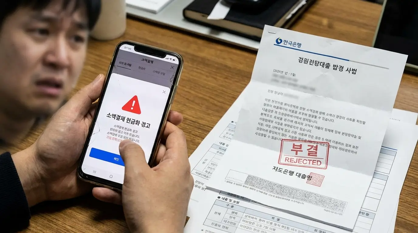 1금융권 대출 전면 부결 당장 급전 휴대폰 소액 결제 위험성