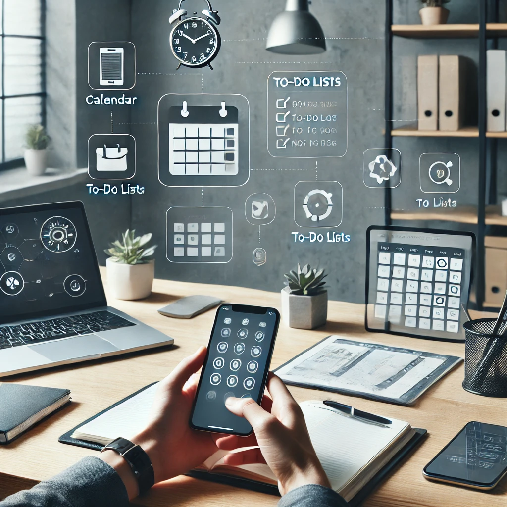 생산성을 높이는 앱의 모습