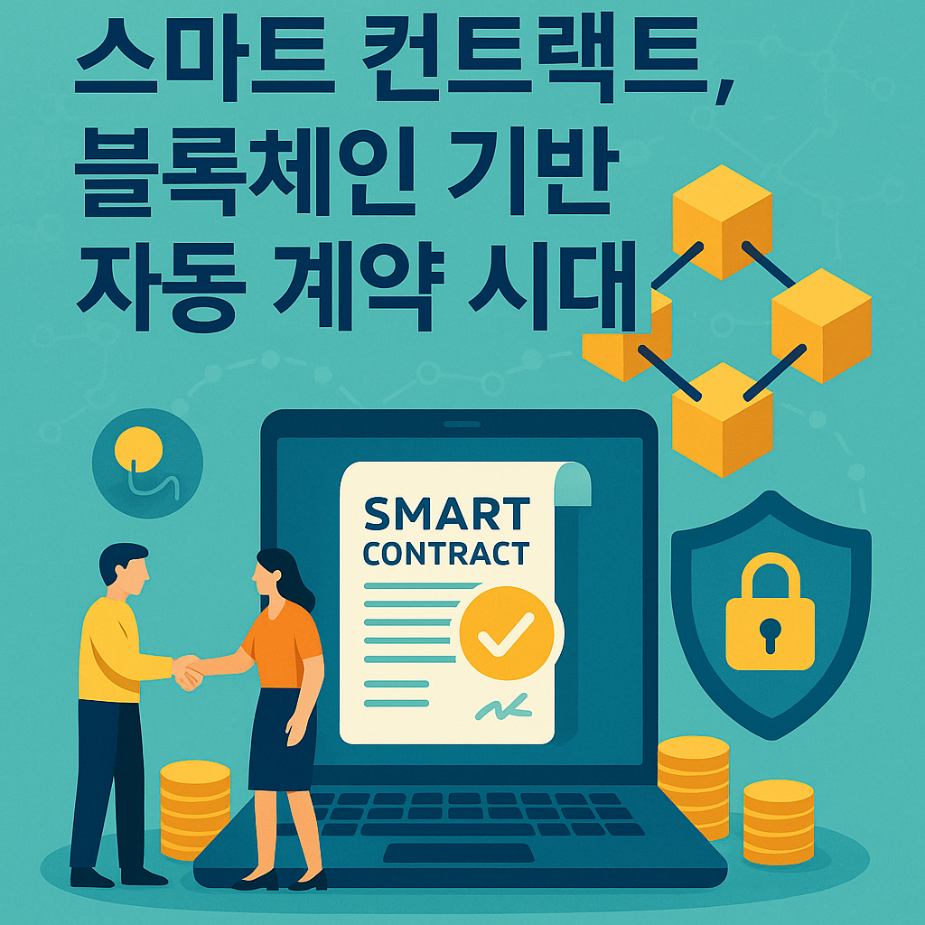 스마트 컨트랙트 혁명! 자동으로 이뤄지는 계약의 시대가 왔다