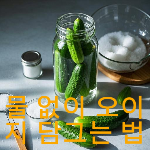 물 없이 오이지 담그는 법