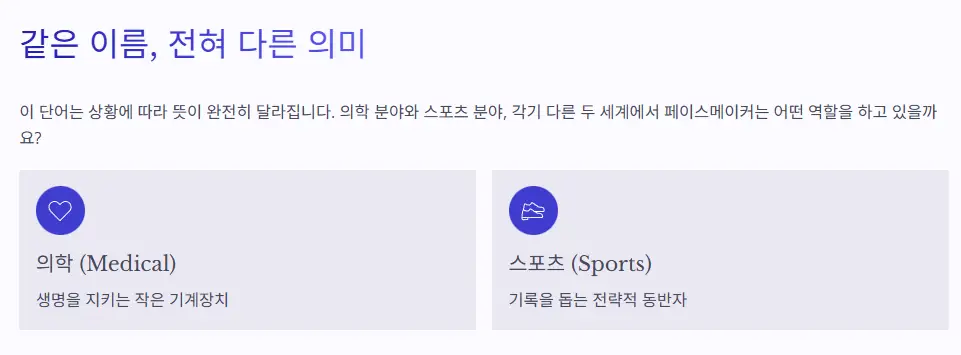 페이스메이커 의미