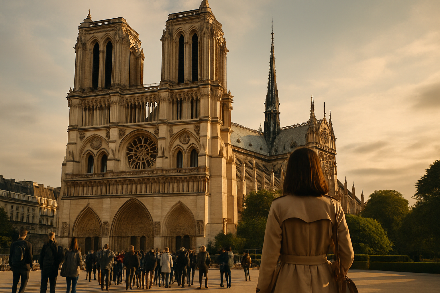 파리 노트르담 대성당 관람 관련 이미지