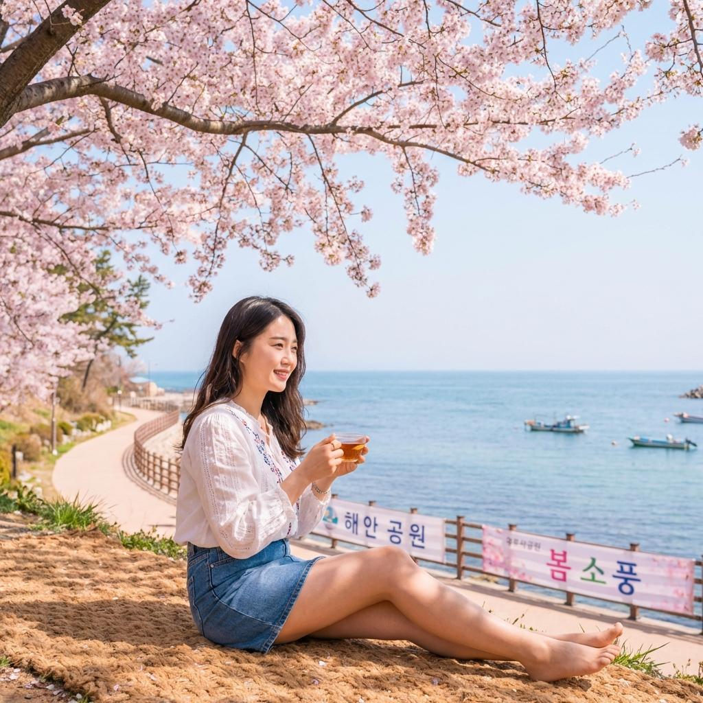 진해 사람 없는 조용한 벚꽃 명소