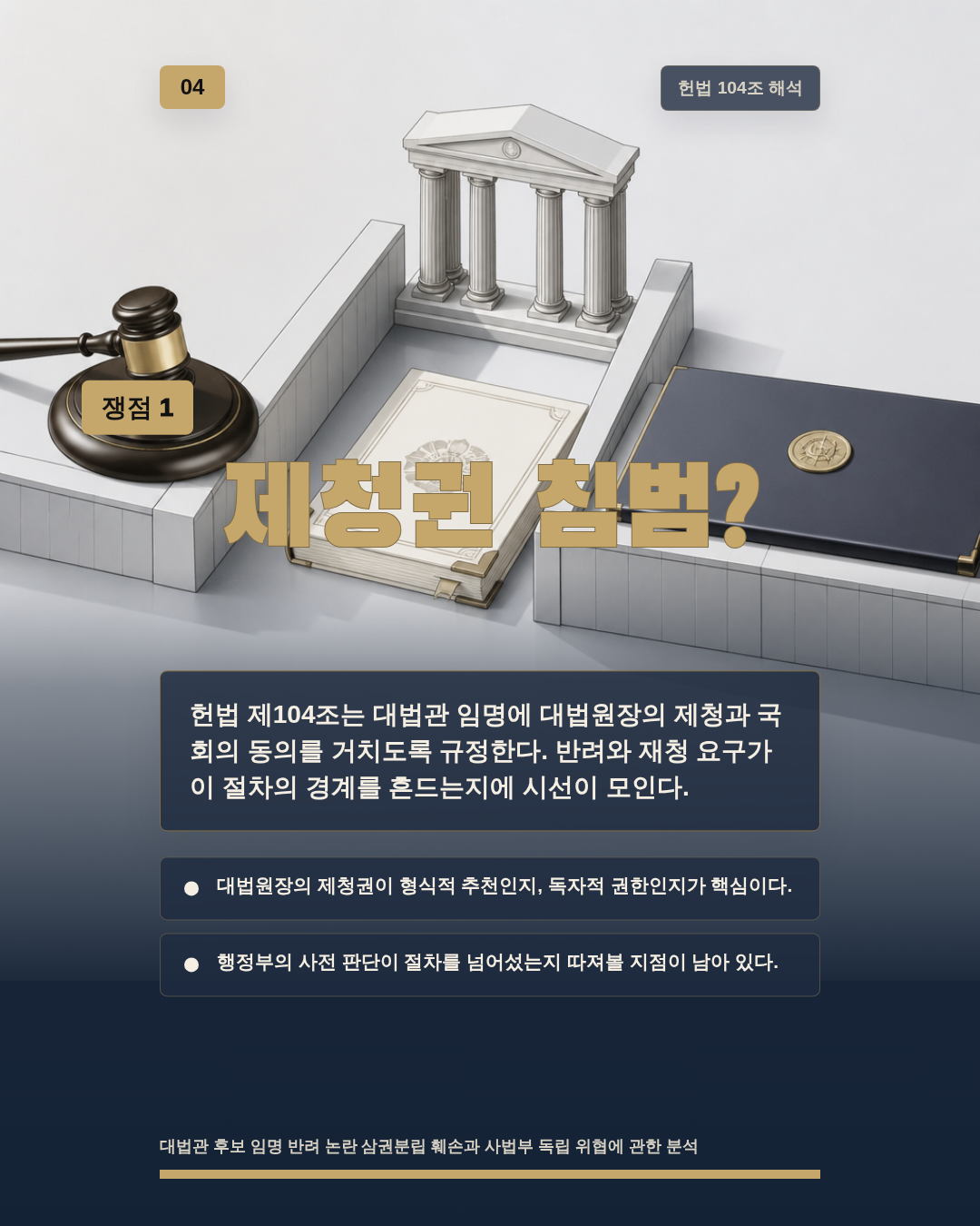 제청권 침범?