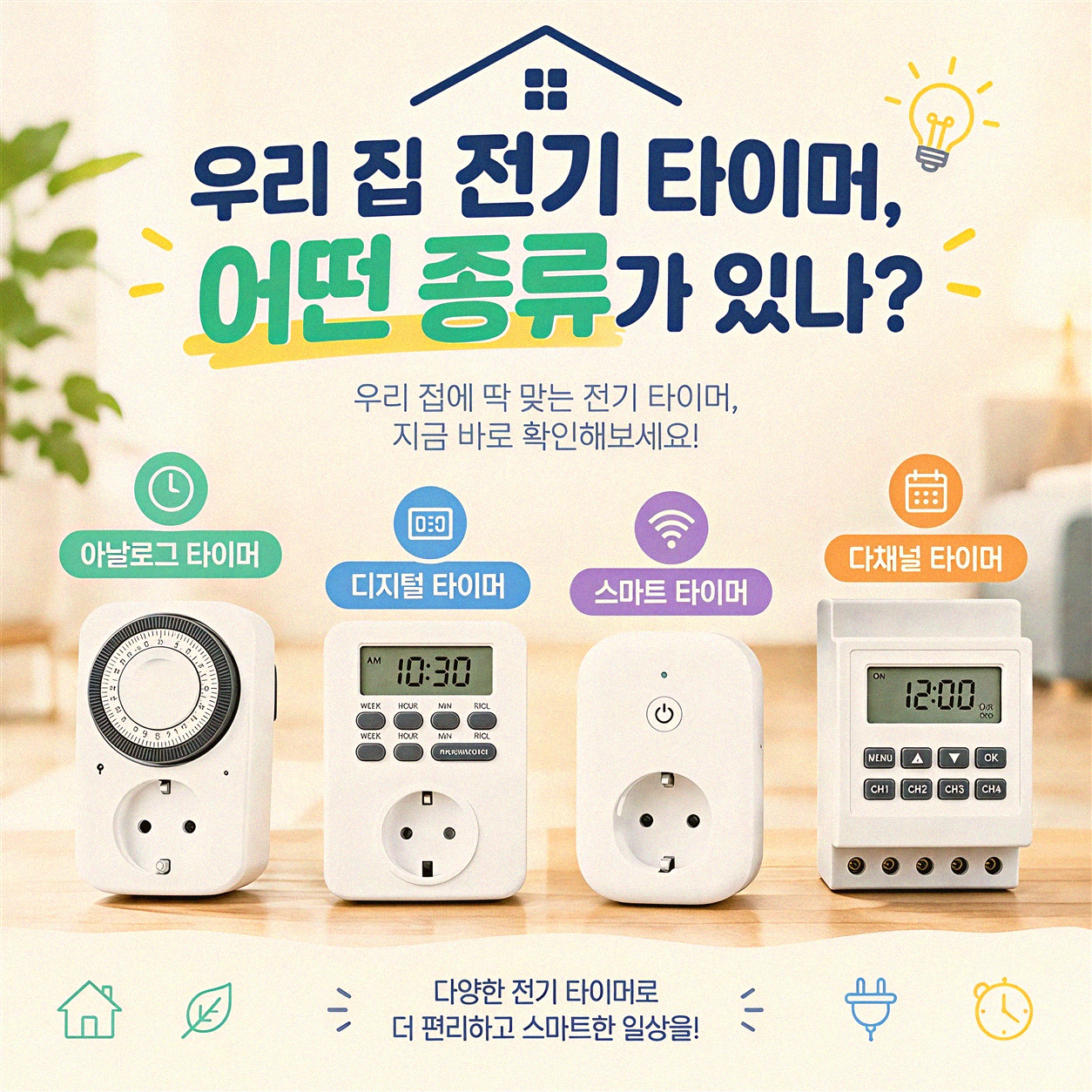 전기요금 줄이는 타이머, 제대로 쓰고 계신가요?