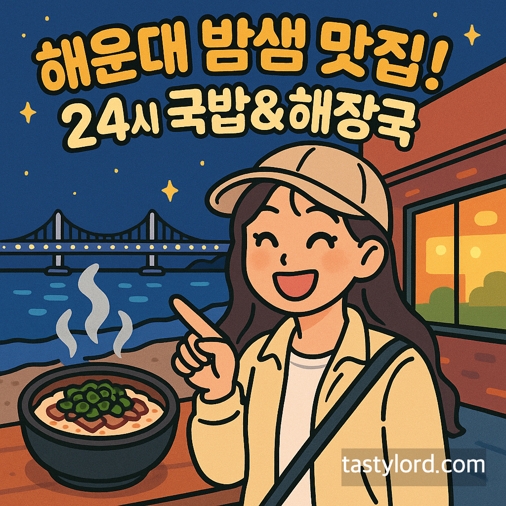 부산 해운대 24시간 맛집: 진짜 국밥&해장국 로드