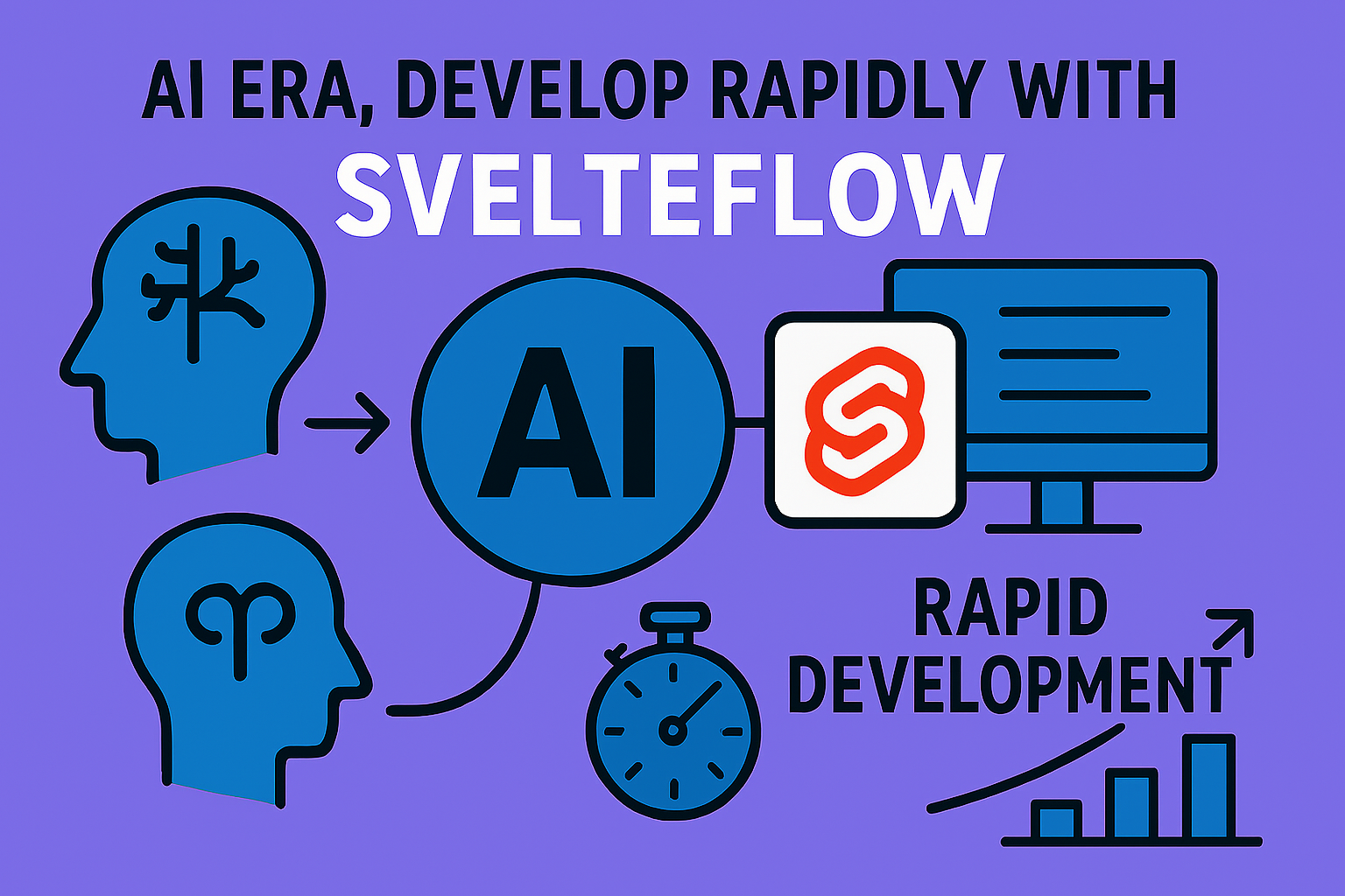 AI 시대의 민첩한 개발을 Svelteflow로 시각적으로 구현한 그래픽