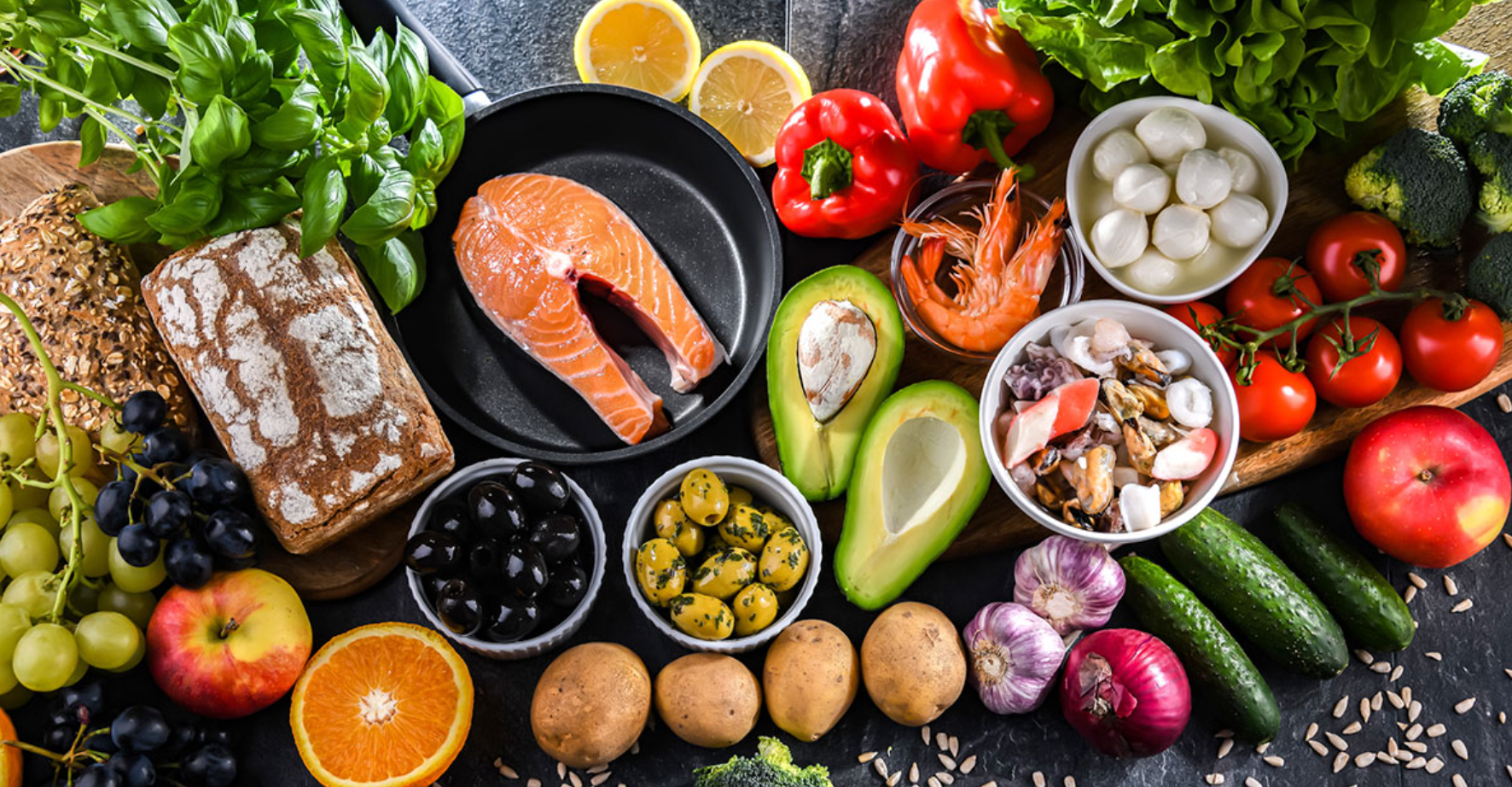 건강한 식습관과 암 발병 위험 감소 관련 이미지