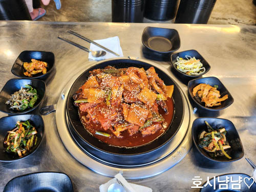 하남 더우개식당 코다리조림 소 사이즈 한상