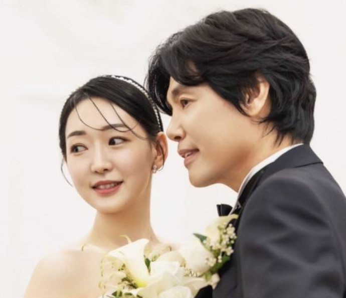 배우 최성국과 아내 안혜진