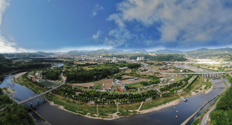 한탄강관광지전경