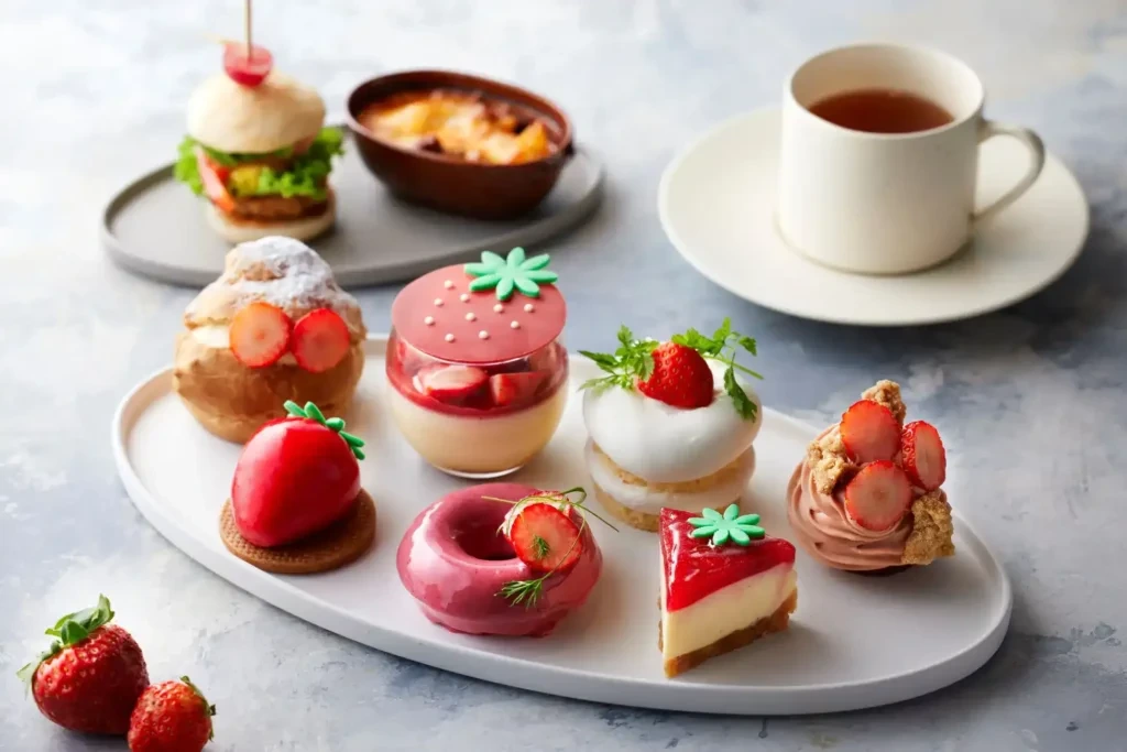 딸기 글루텐 프리 애프터눈 티 : 하얏트 센트릭 긴자 도쿄
2