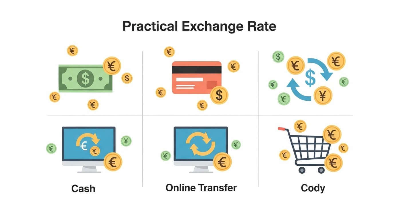 실사용 비교: 어떤 환율을 언제 쓰나?