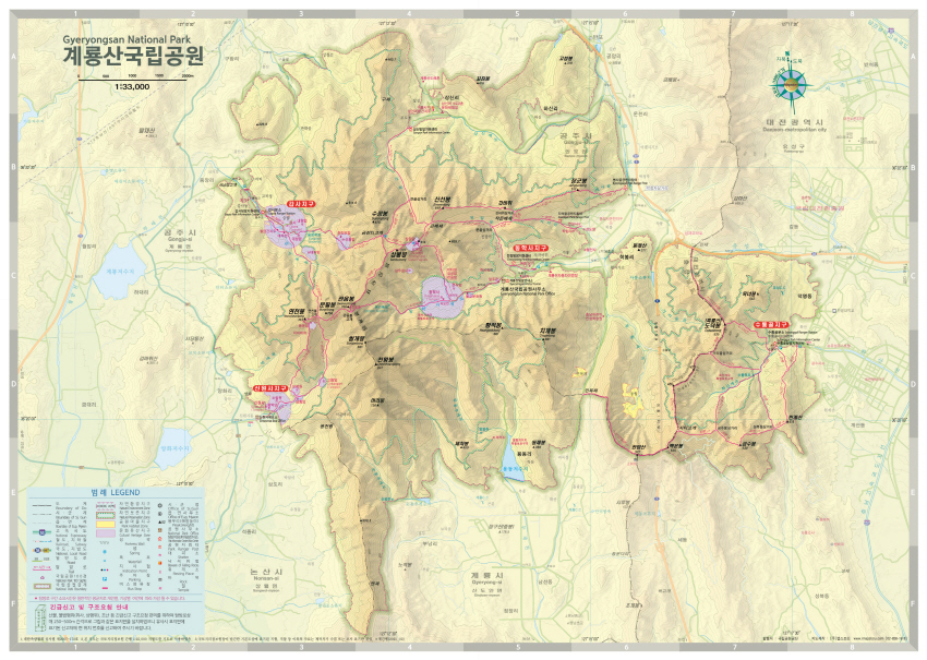 계룡산 등산코스