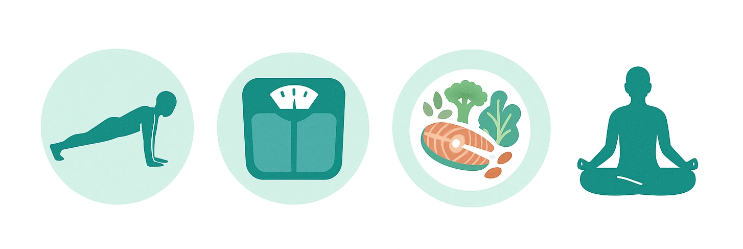 허리 통증을 줄이는 습관