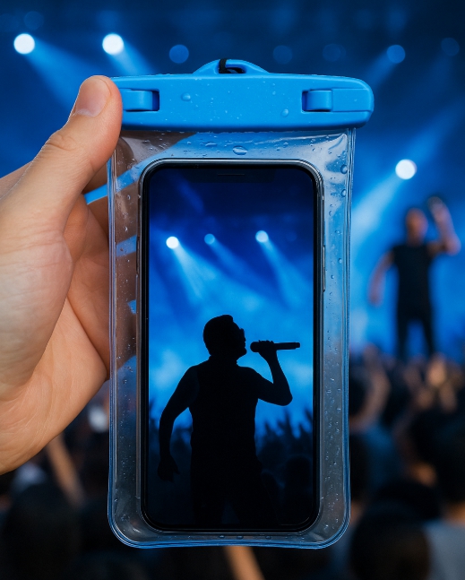 싸이 흠뻑쇼 방수팩 사진