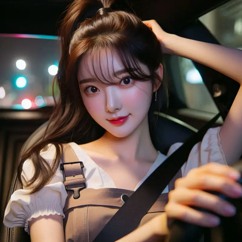 웨이모-타는법을-알아보는-여성의-모습