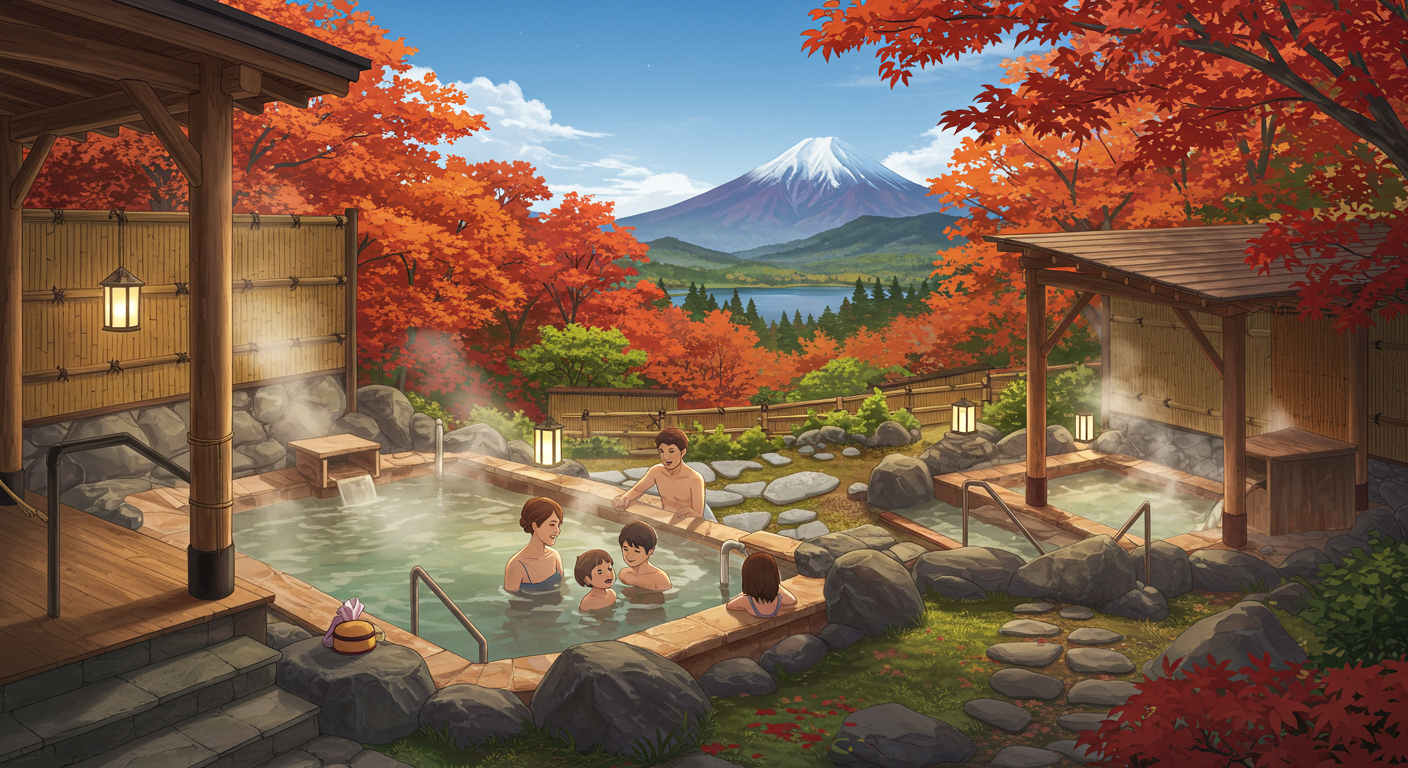 온천과 자연을 함께 일본 가족 여행 추천 코스