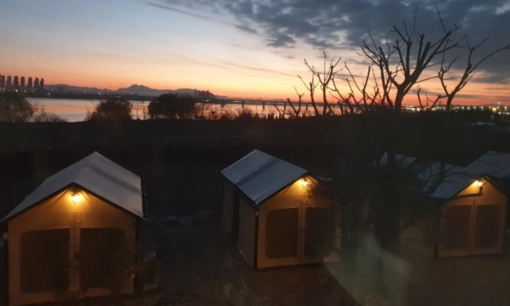 글램핑 카라반 캠핑장