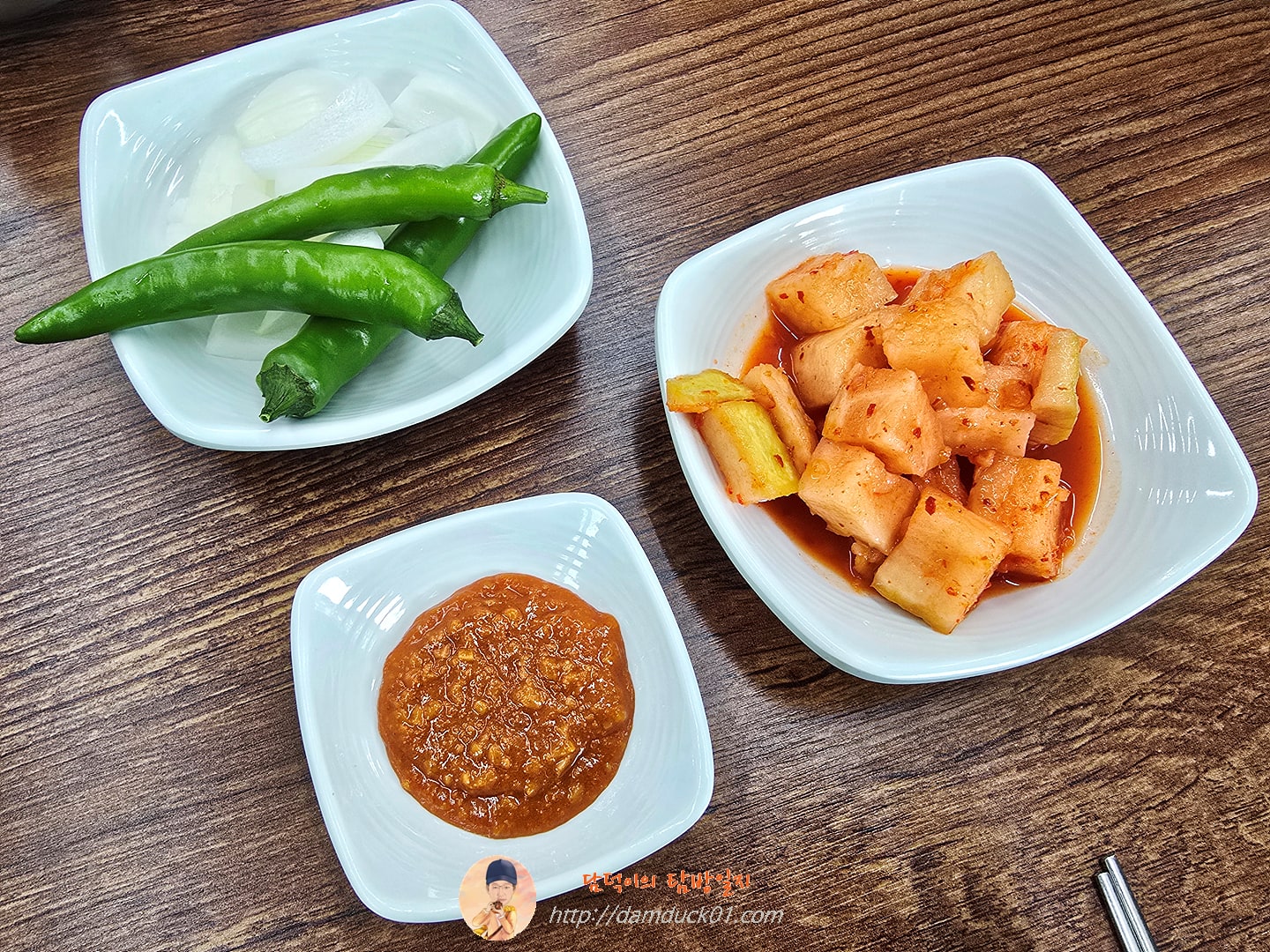 담미순대국 판교본점 기본 반찬