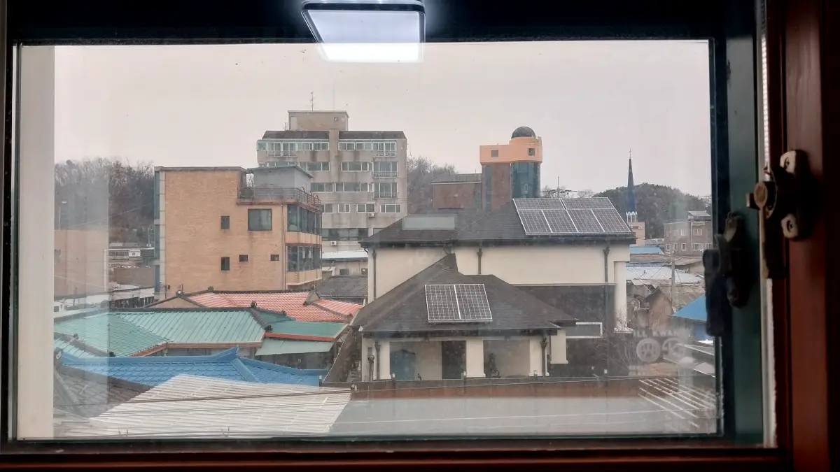 포천-운천-모텔-창밖-풍경