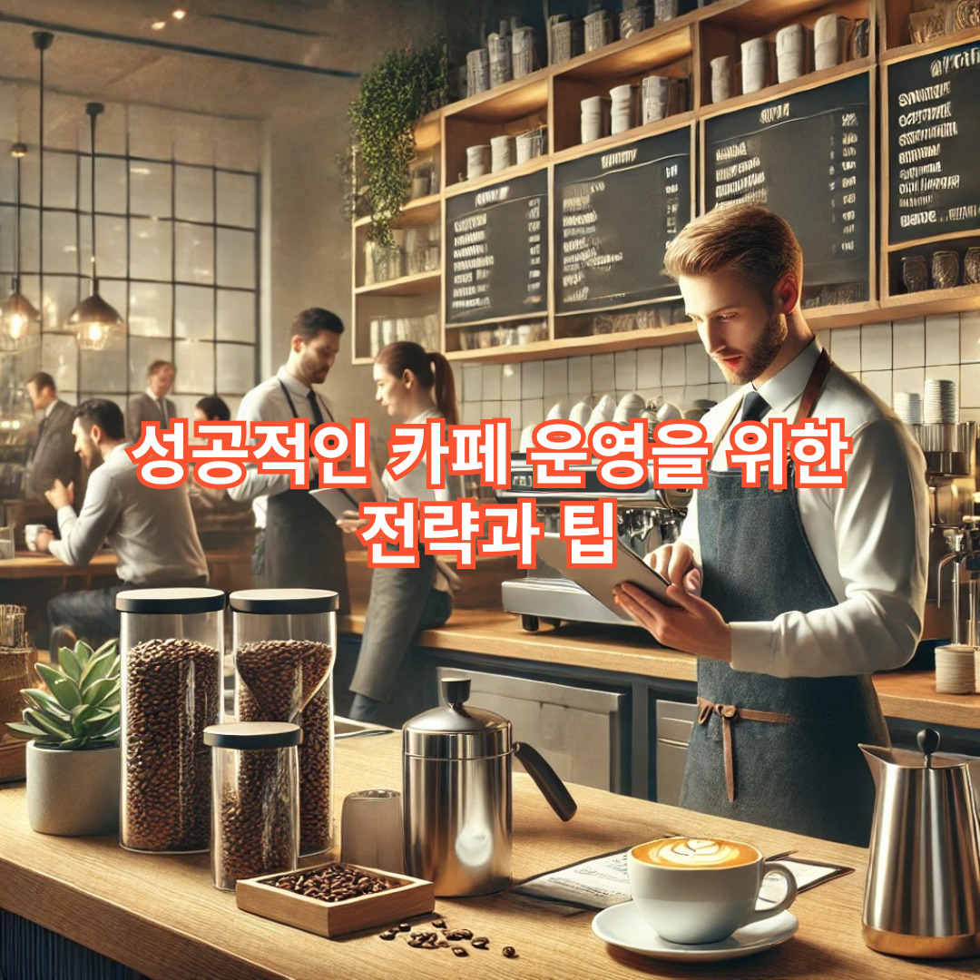 성공적인 카페 운영을 위한 전략과 팁