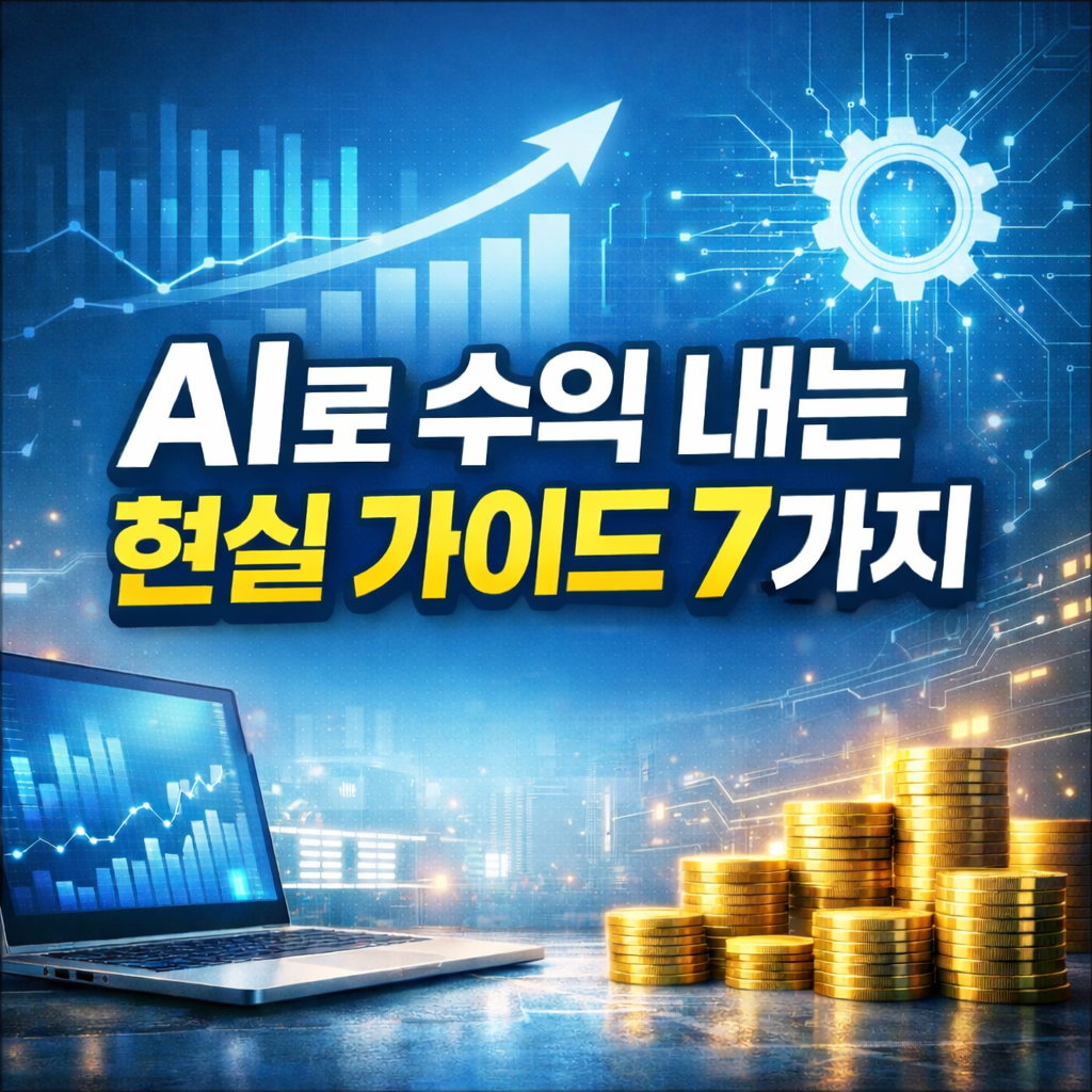 AI로 수익 내는 현실 가이드 7가지｜누구나 가능한 자동화 시스템 공개