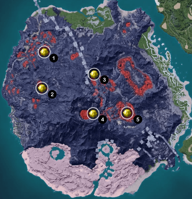 흑요 화산 유황