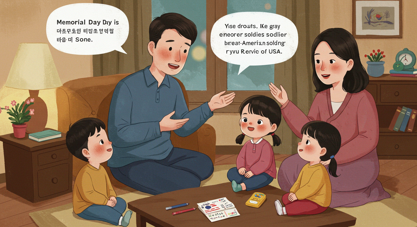 현충일이란? 아이 눈높이 설명법#2