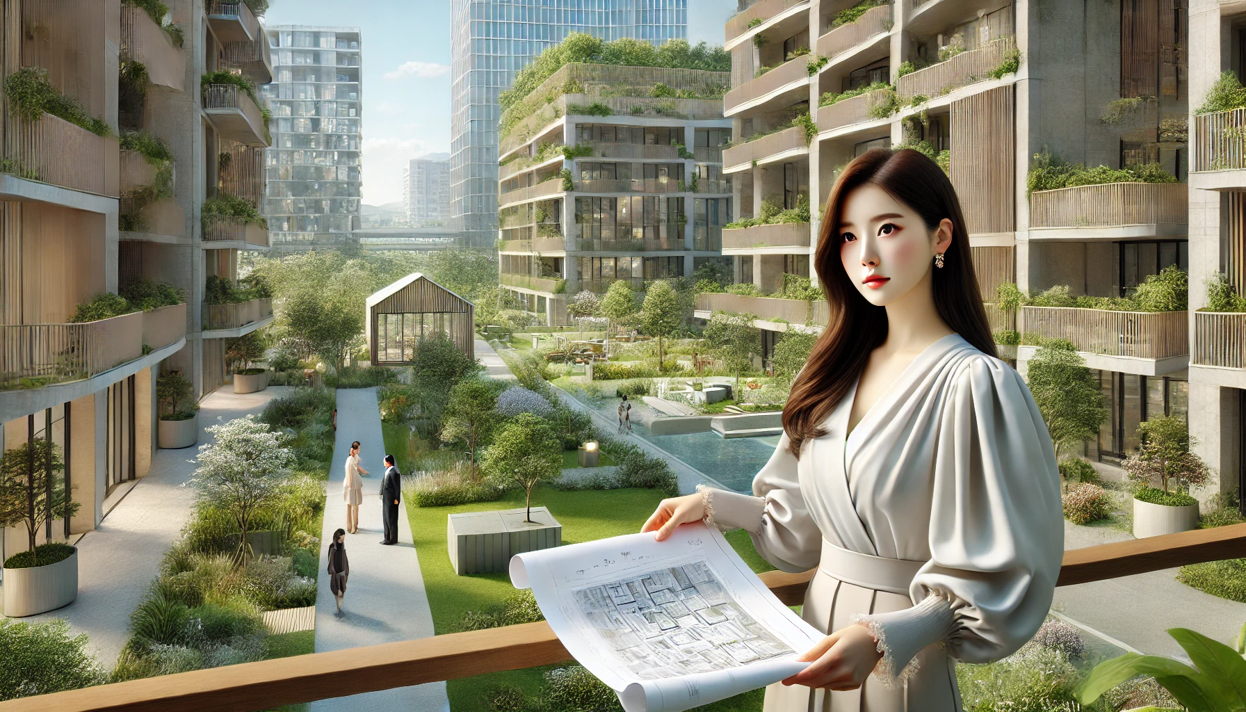 대지조경, 건축설비 기준 확인하는 이미지