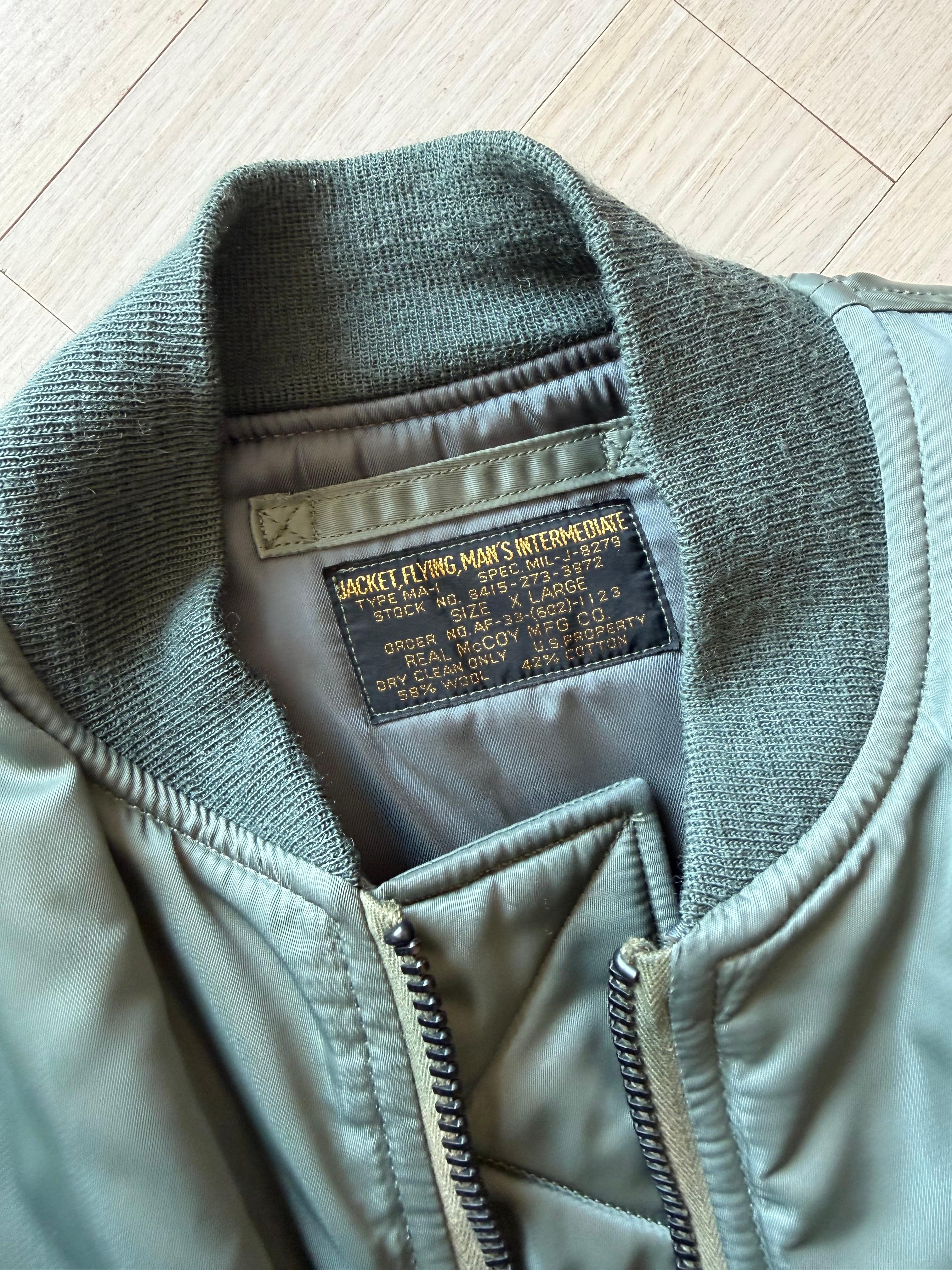 리얼맥코이 MA-1 자켓 사이즈