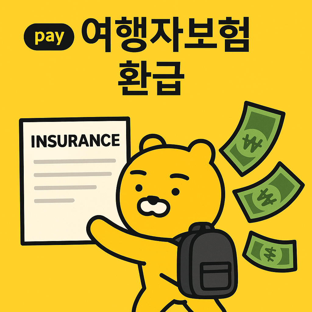 카카오페이 여행자보험 환급