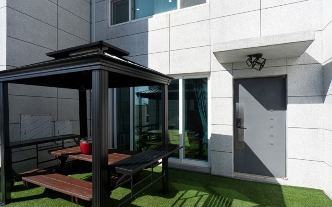 조아라펜션 개별 바베큐장