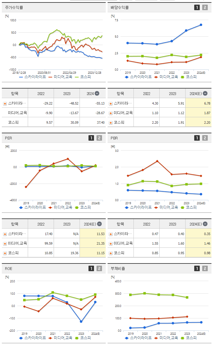 스카이라이프_섹터분석