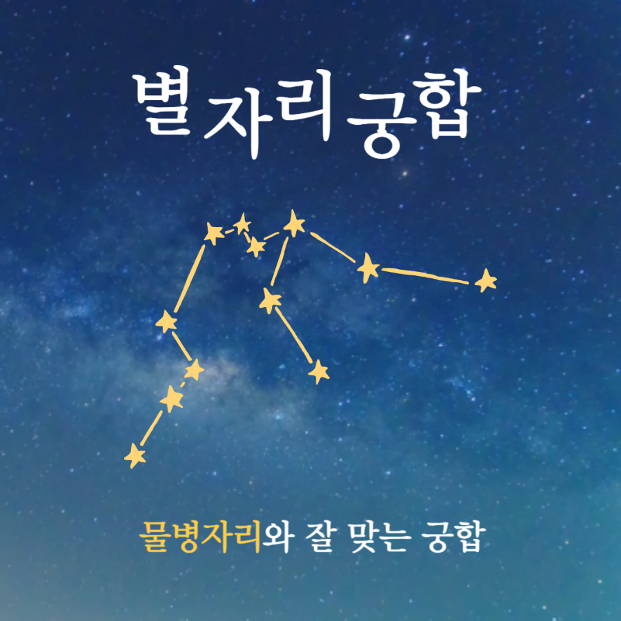 ♒ 물병자리와 가장 잘 맞는 별자리 궁합은?