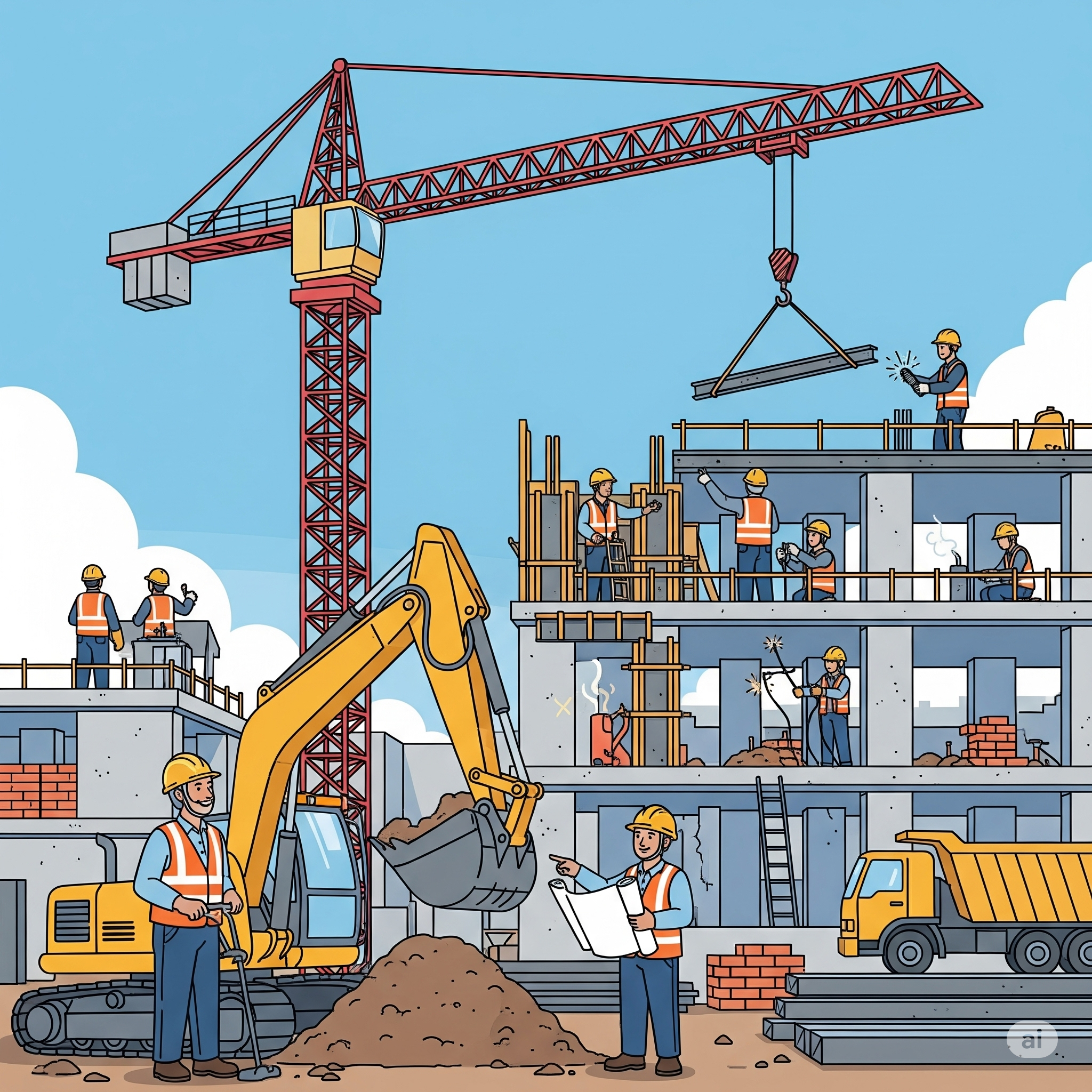 건설현장 이미지