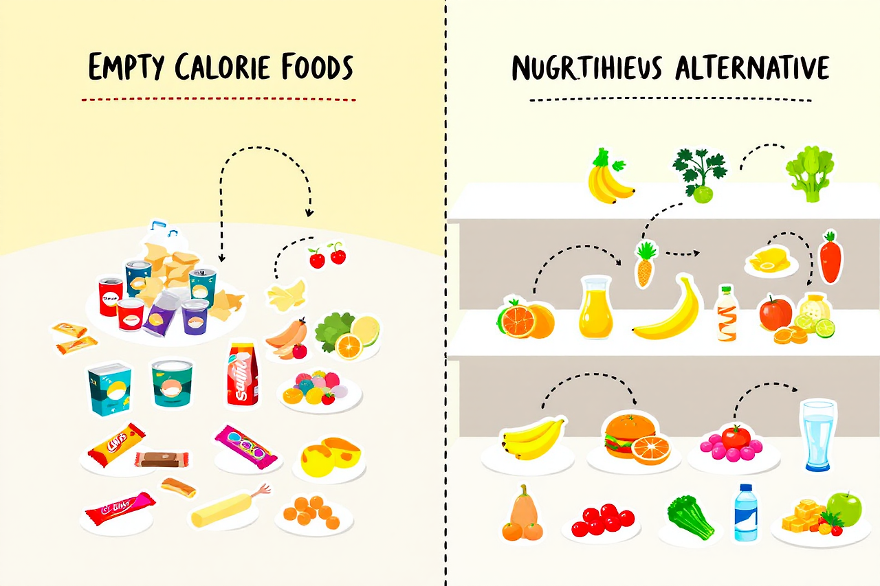 빈칼로리 음식 피하기