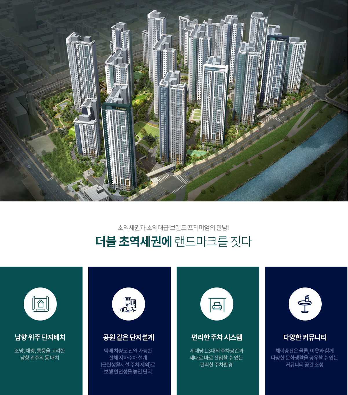 안양 푸르지오 더샵 - 단지 개요