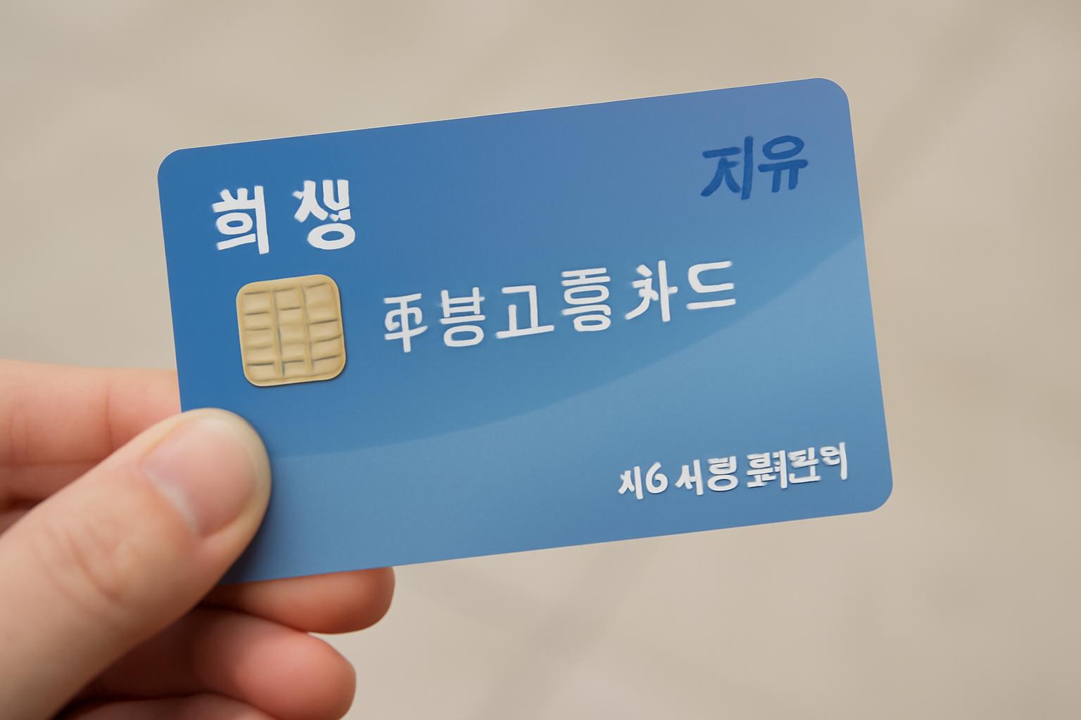 중학생 후불 교통카드