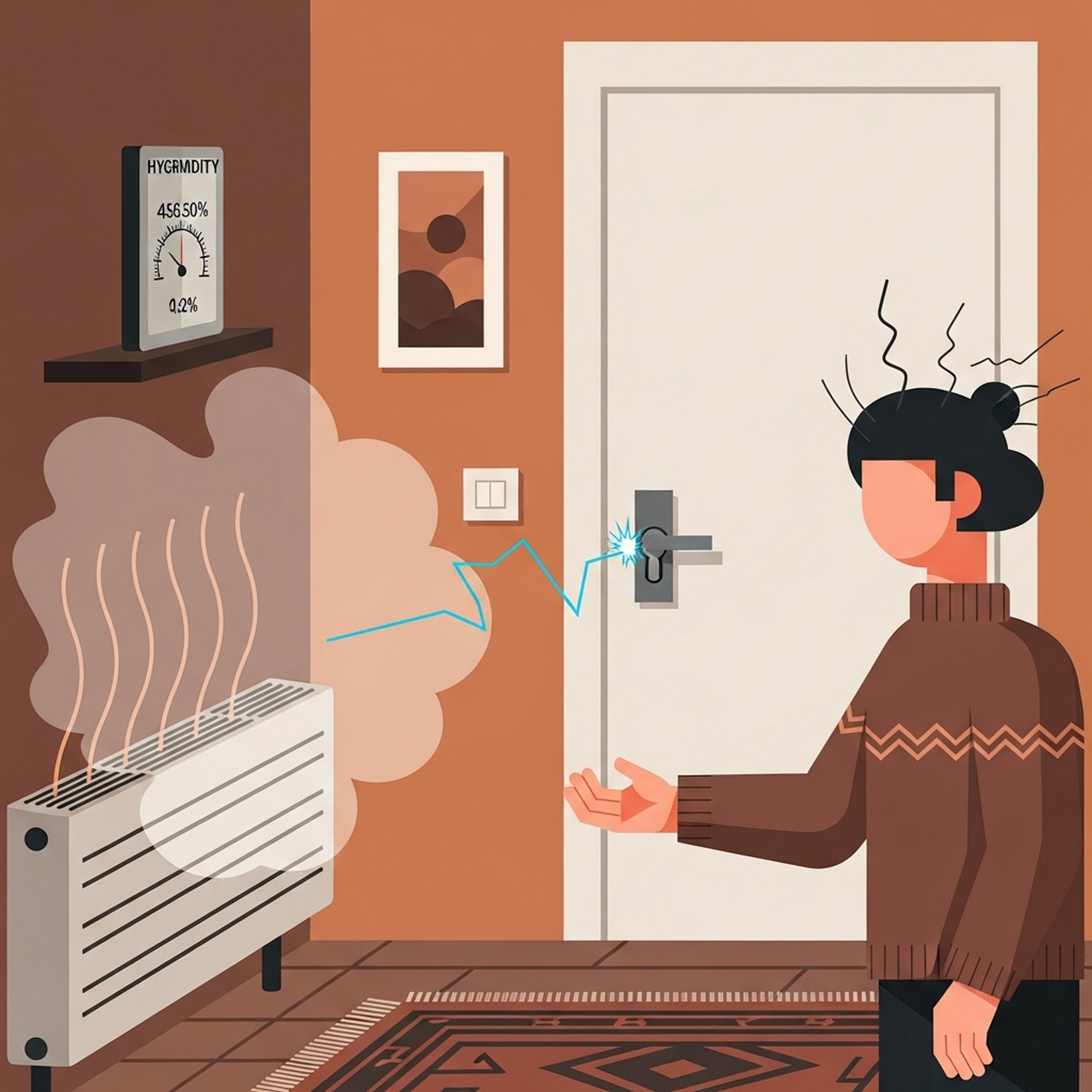 건조한 실내 공기 환경