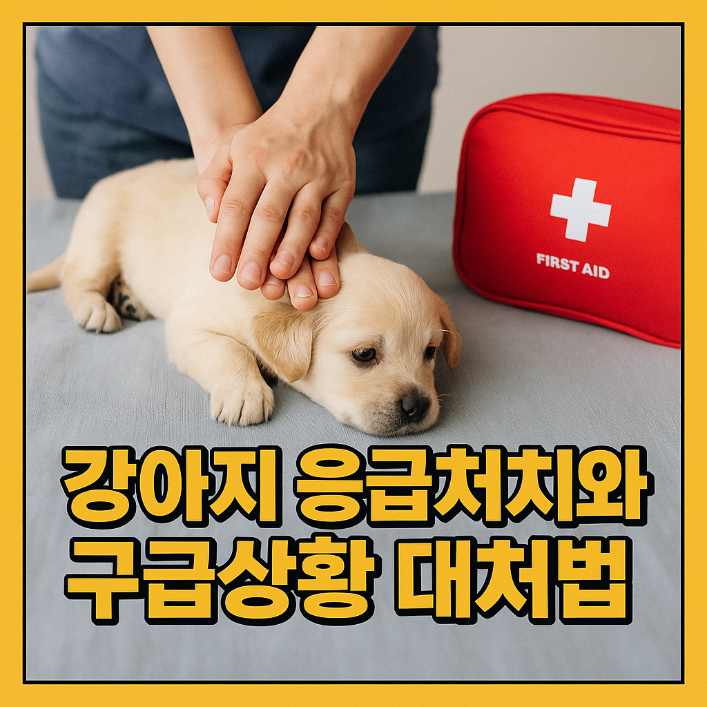 강아지 응급처치와 구급상황 대처법