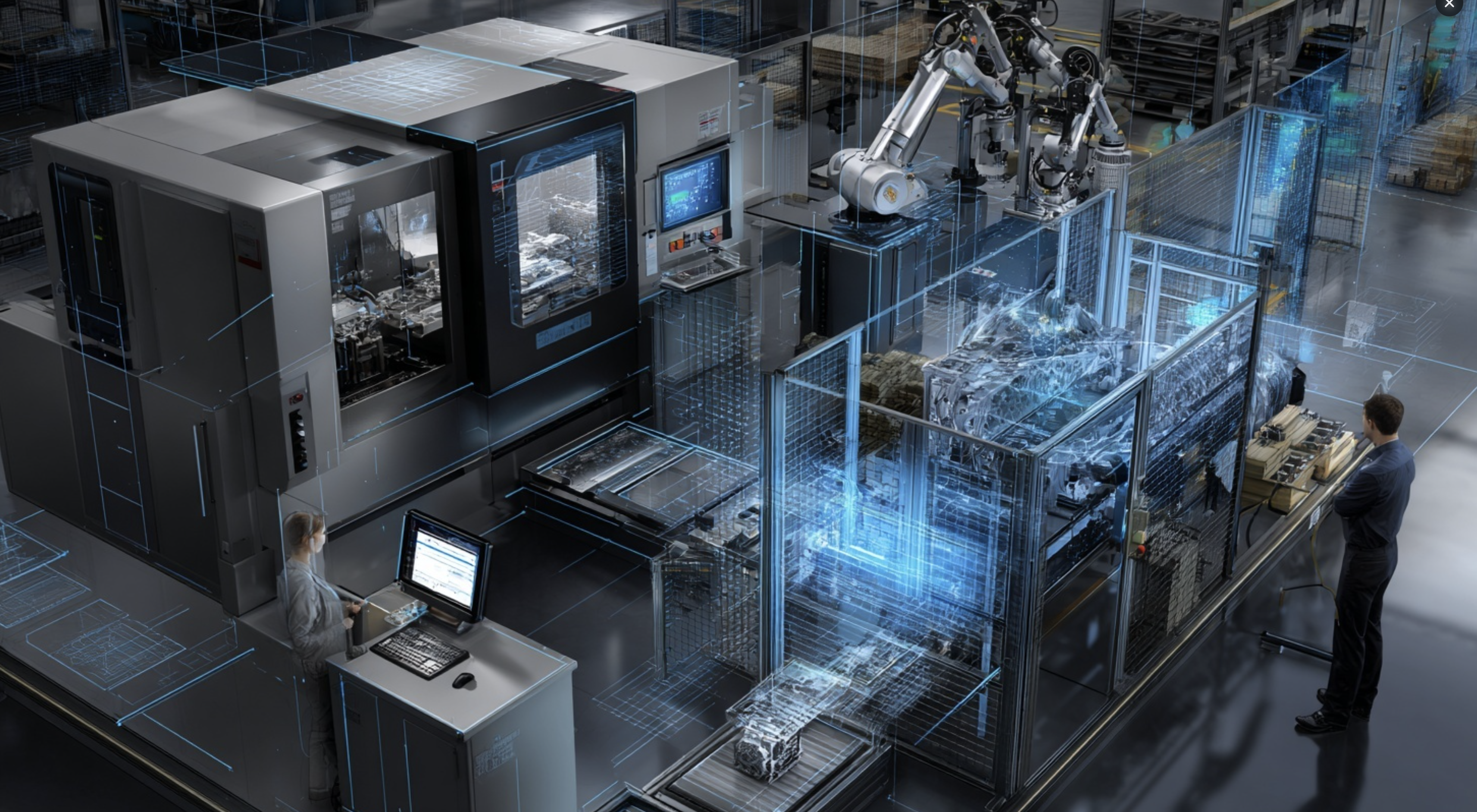 로컬 AI 도입에 따라 가공설비에서의 공구마모예측시스템에 의한 사전 알람 확인이 가능해집니다.