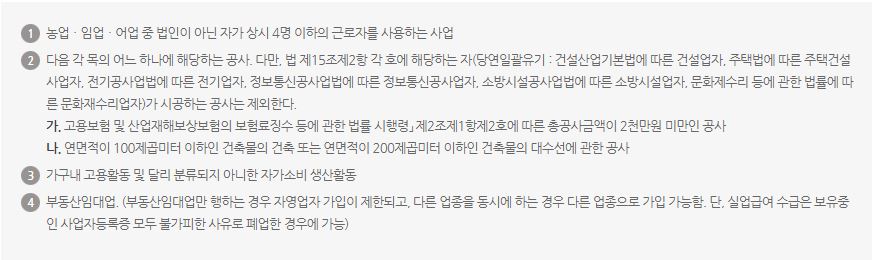 자영업자 고용보험 실업급여 가입방법