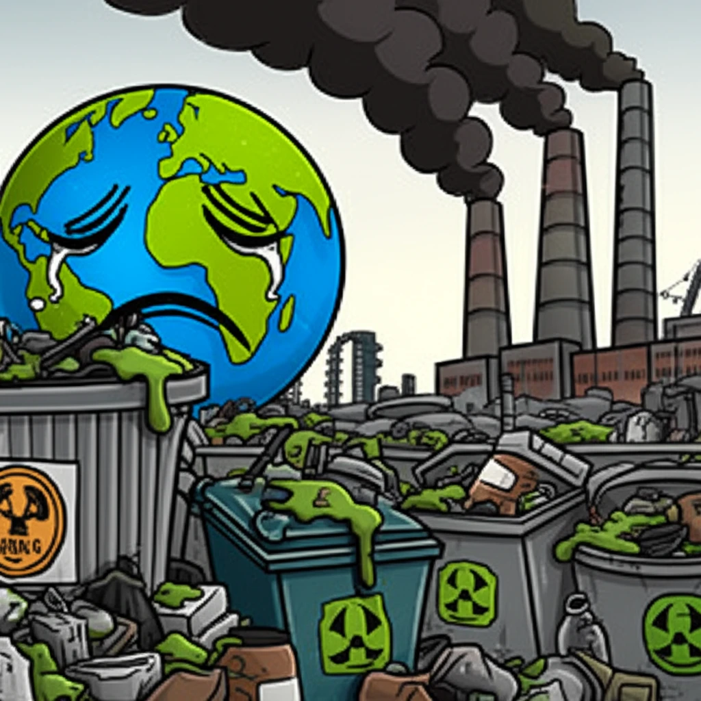 환경 보호 필수 고물상 오염 폐기물 ..