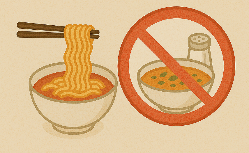 염분섭취 줄이기