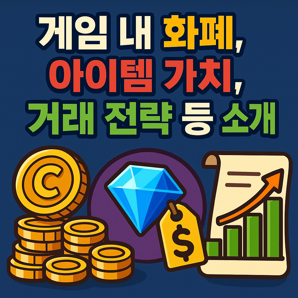 게임 속 화폐, 아이템 가치, 거래 전략 완전 정복