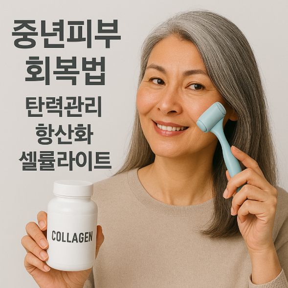 중년피부 회복법 사진