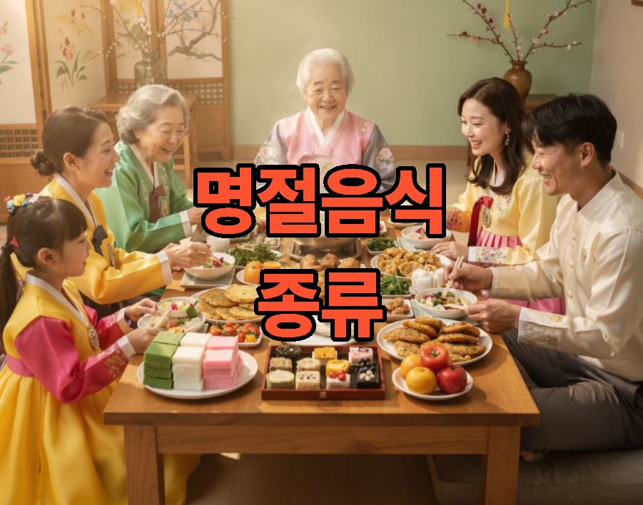 명절 음식 종류