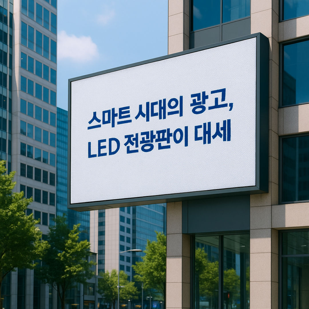 스마트 시대의 광고, LED 전광판이 대세